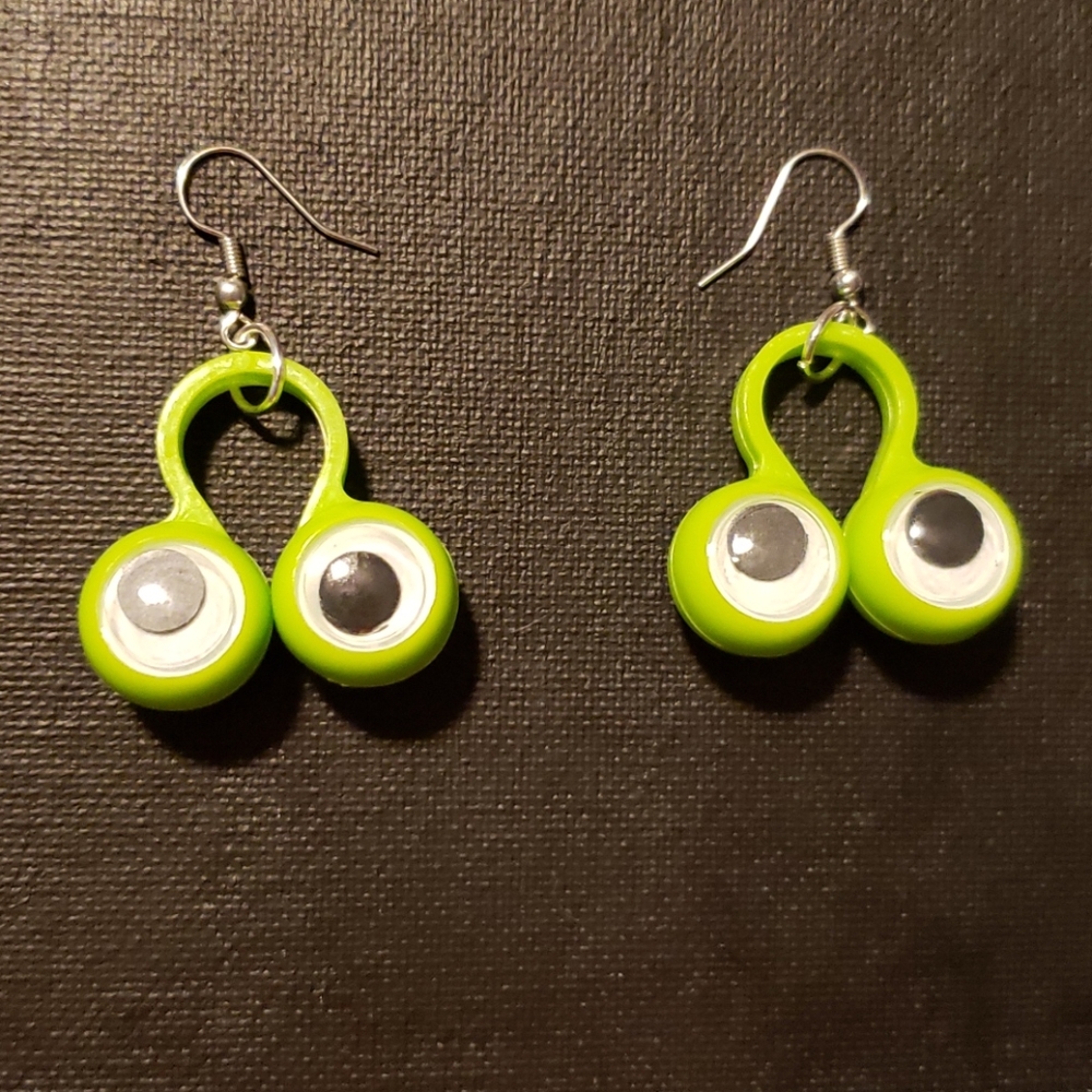 Monster Googly Eye Handmade Earrings